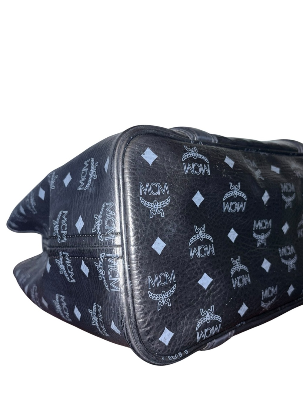 MCM Visetos Leather Tote Bag - Picture 7 of 16